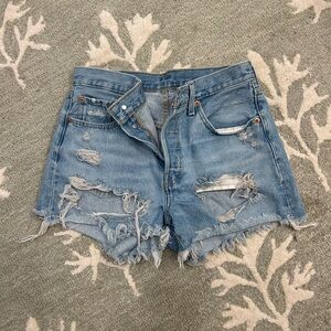 Levi’s 501 Distressed Shorts